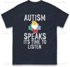 Autism Speaks T Shirt Autism Awareness Support Gift Advocates Autistics New Style Man Woman Camisa Printed Cotton Streetwear