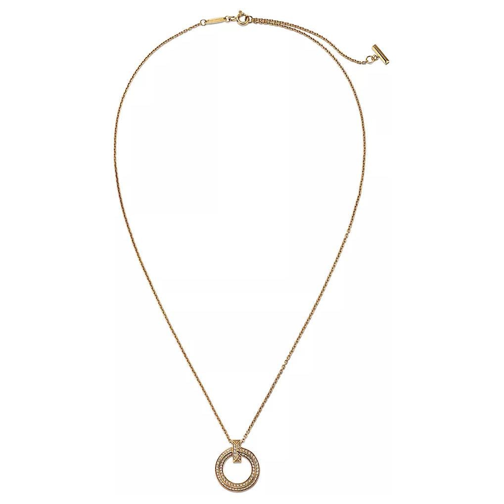 TIFFANY & CO. T Necklaces Women's Gold 73915627