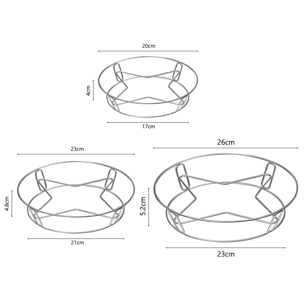 1Pcs Kitchen Cooking Tool Pot Rack Stainless Steel Heat Insulated Kitchen Steamer Wok Rack Thickened Anti-Scalding