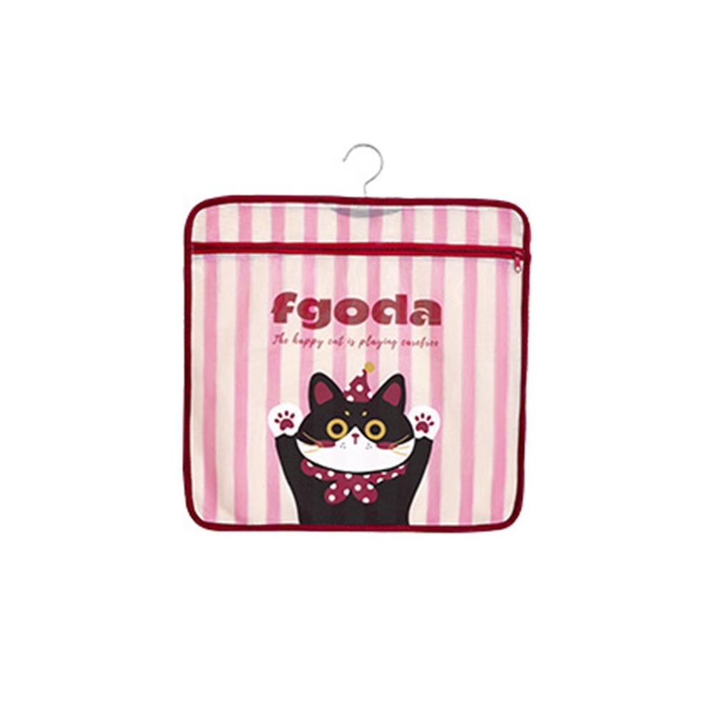 

Large Capacity Mesh Storage Bag Multi-layer Wardrobe Organizer New Net Bag Red-S