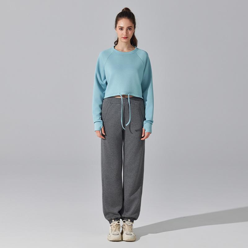

Autumn & Winter Thickened Drawstring Hoodie Set: Warm, Loose Casual Sportswear for Fitness and Yoga S