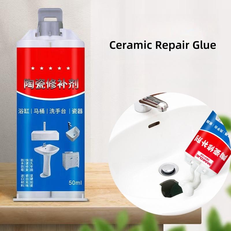 AB Glue Tile Repair Strong Glue Ceramic Waterproof Sealant For Toilet Washstand Bathtub Repair Paste Potsherd Binder