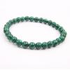 Red Agate Crystal Bracelet: Simple Round Beads, Couple Style Hand Jewelry