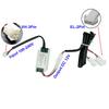 1-Set 2x 68mm Range Hood Light Bulb 1x 100-240V LED Driver 2x Cables Smoke Extractor Light for 2 1/2in Hole White 6000K