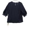 unused Viaggio Blu 7 minutes sleeve blouse 1 Navy shirt Women Used