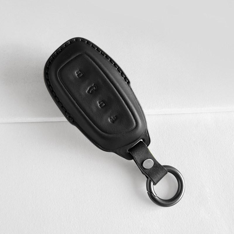 Haval Third Gen H6 Genuine Leather Key Case for H5/H9, Xiaolong/Menglong, Big Dog Car Key Holder