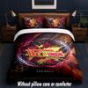 Union Berlin FC Design Bett Bettwäsche-Set 1 Bettbezug + 2 Kissenbezüge Weich Atmungsaktiv Haushalt Bettwäsche