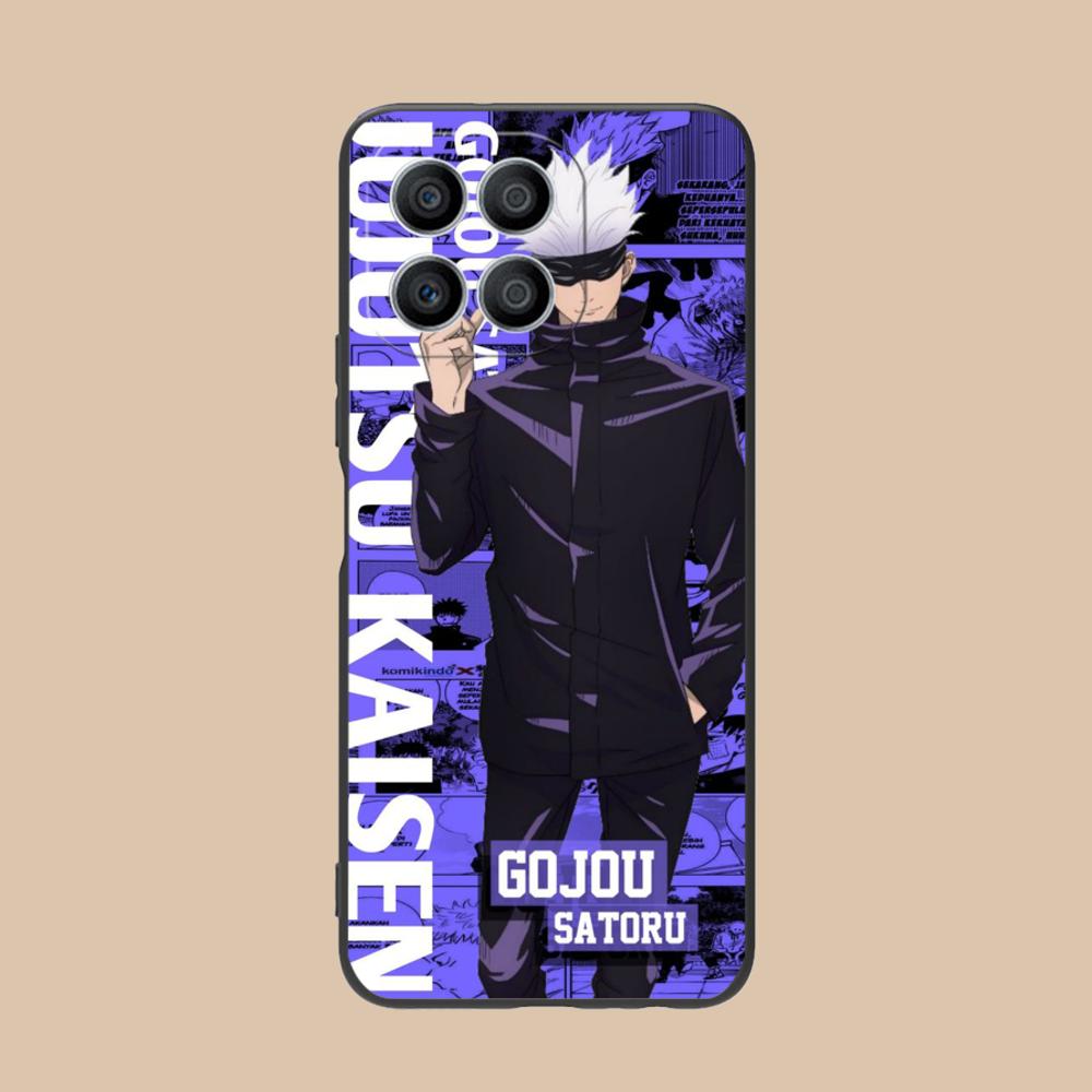 Jujutsu Kaisen Satoru Gojo Phone Case for Honor 90 80 70 60 50 30 20 10 9 8 7 Pro S SE Lite 5G Colorful Printing Cover Cover