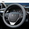 Premium Cowhide Leather Steering Wheel Cover - Anti-Slip, Wear-Resistant, Breathable, Universal Fit for All Seasons