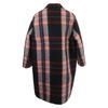 Jil Sander Excellent Condition 21AW JSMT120309 Checkered Chesterfield Coat Coat 46 Black X orangeUsed