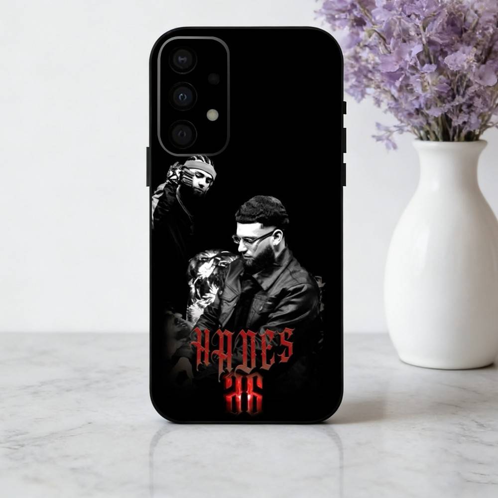 Rapper H-HadesS 66S  Phone Case For Samsung Galaxy A73,A72,A71,A70,A53,A52,A51,Soft Silicone Black Cover