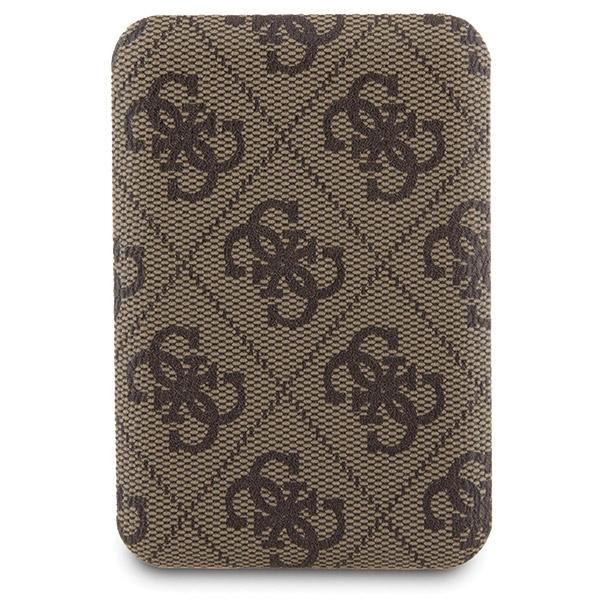 Set Guess Gubpm5P15X4Gemgw Iphone15 Pro Max 6.7 Hardcase + Powerbank 5000Mah Magsafe Brown 4G Metal Logo