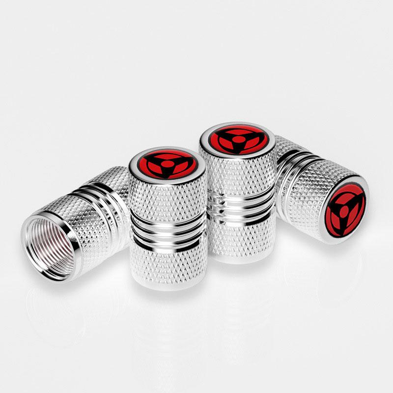 4pcs Universal DIY Anime Sticker Car Wheel Tire Stem Air Valve Caps Covers Accessories For Cars Automobiles Motorcycles Trucks Bike
