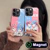 ReZero Rem Ram Glass MagSafe Mobile Phone Case for iPhone 17 16 15 14 13 12 11 Air Pro Max Plus Mini Colorful Cover
