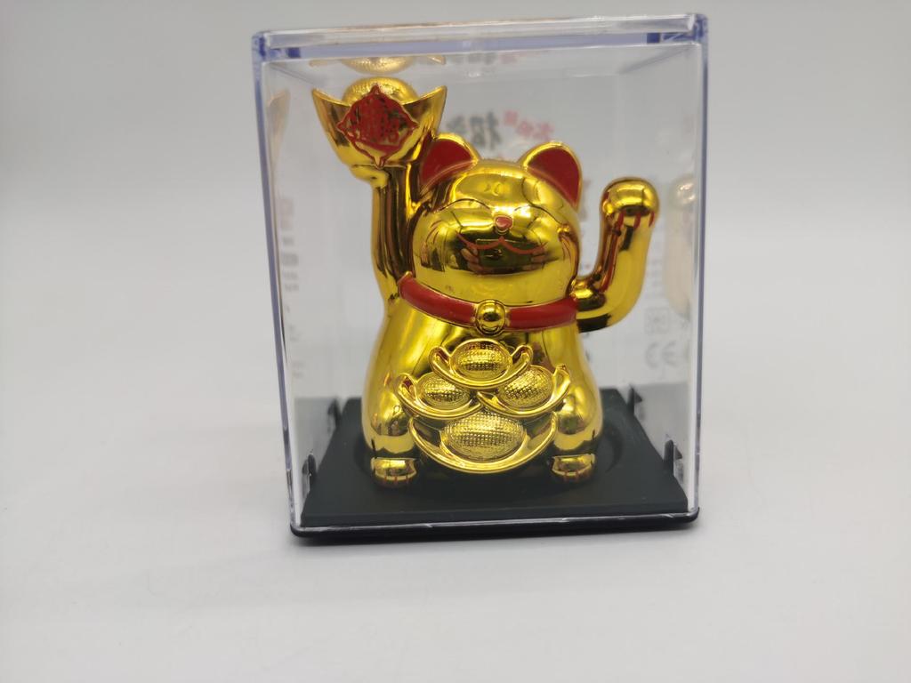 Solarbetriebene Winkekatze Figur - Kreatives Ornament und Einzigartiges Geschenk