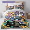 JoJo Anime Zachte Dekbedovertrek Beddengoed Set Dekbedhoes Dekbedhoes Slaapkamer Huis Decoratieve Stijl -QJY