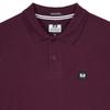 Weekend Offender Mens Dice Badge Long-Sleeved Polo Shirt