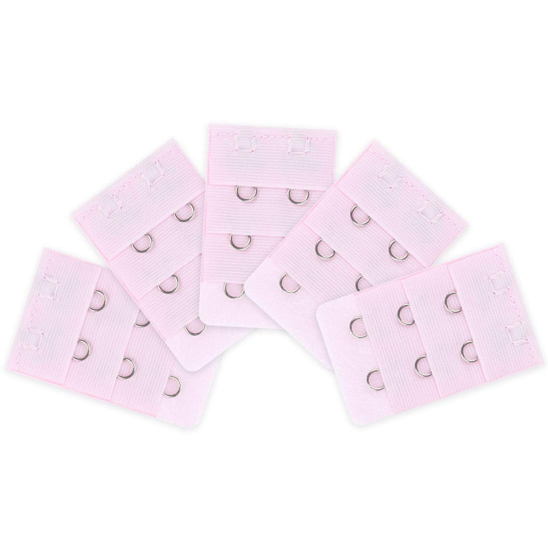 

Allegra K Бюстгальтер Светло-розовый Женский Удлинители, 3 ряда, 2 крючка, (5 отсчетов)