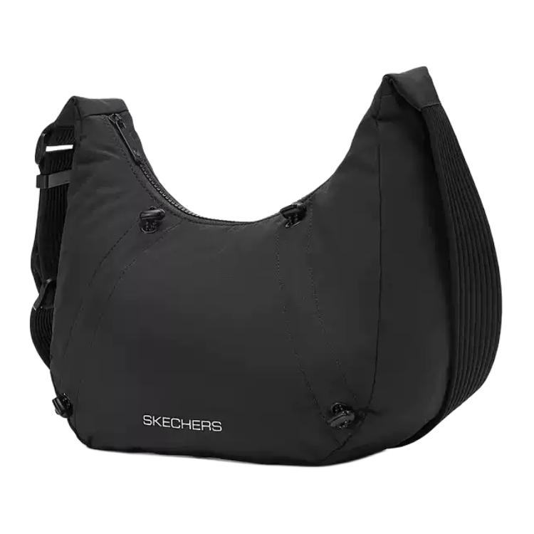 Skechers Simple Fashion Comfortable Water-Resistant Crossbody Bag Unisex bags Carbon-Black P226U021-0018