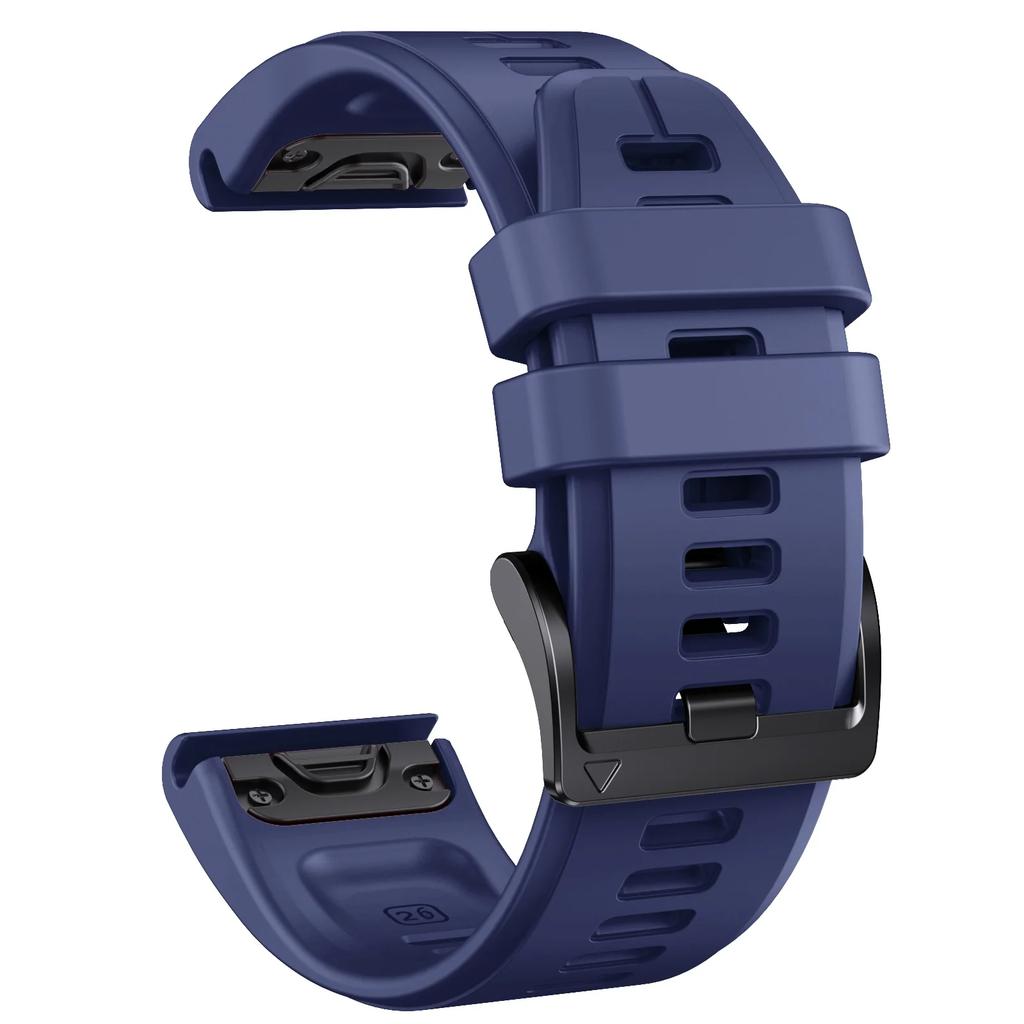 22/26mm Silicone Strap for Garmin Fenix 8 Pro 8 7X/D2 Mach 2 1Pro/Tactix 8 7/Enduro 3 Fenix 6X 5X Plus Replacement Watchband