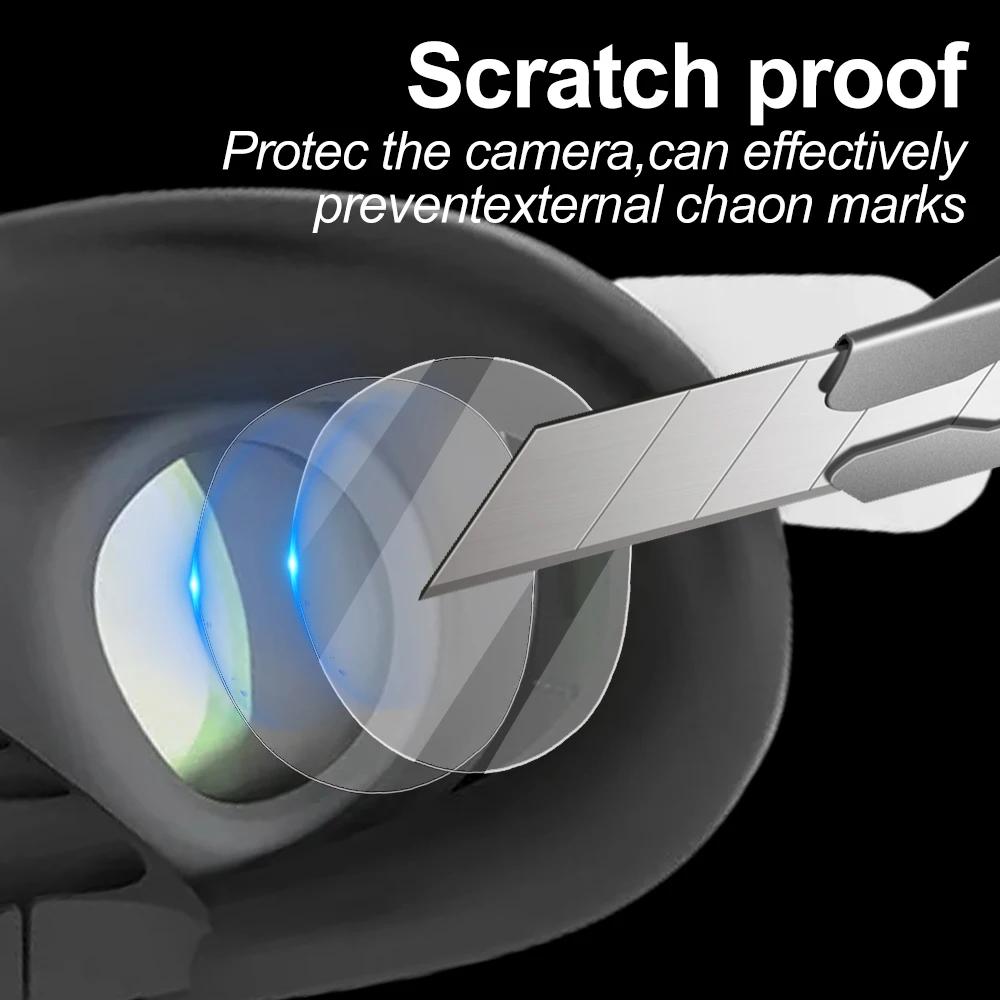 For Meta Quest 3 VR Headset Helmet Lens Protective Films Anti-scratch Full Coverage Soft Camera Protector Cover for Meta Quest 3