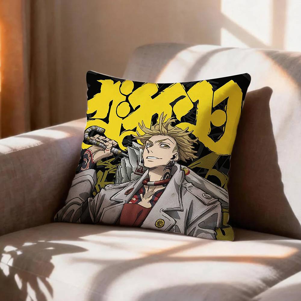 GGachiakuta Anime Series  Pillow Case Pattern Printed Pillowcase For Living Room Sofa Cushion Cover