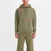 Levis Pioneer Series Logo Drawstring Hoodie Men Hoodies Green A0144-0004