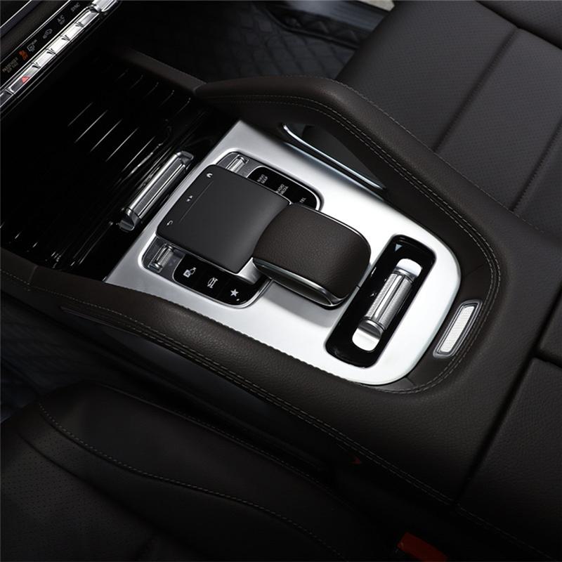Ac29-Car Gear Shift Panel Trim For Mercedes Benz GLE GLS - Gear Decorative Frame Accessories