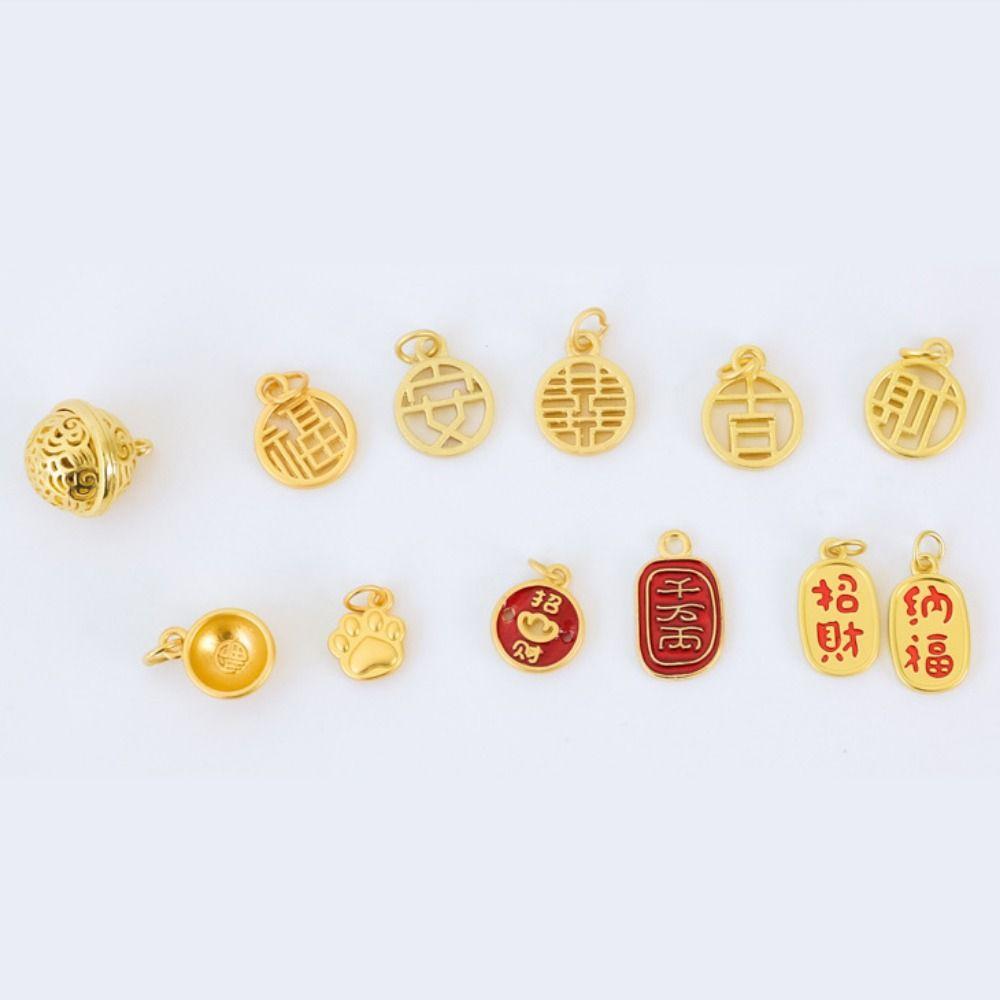 Adjustable Cat Weave Necklace Chinese Style Hand Knit Cat Collar Fortune Bell Cat Collar New Year