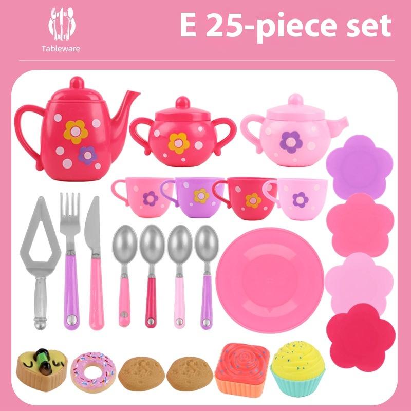 Kids Pretend Play Tea Set Toy, Simulation Kitchen Playset, Perfect Birthday Gift for Boys and Girls