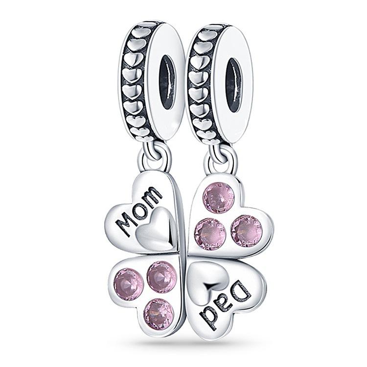 2026 Wings Feather Eternal Love Charm Charm Beads DIY Jewelry Bracelet Accessories 925 Silver