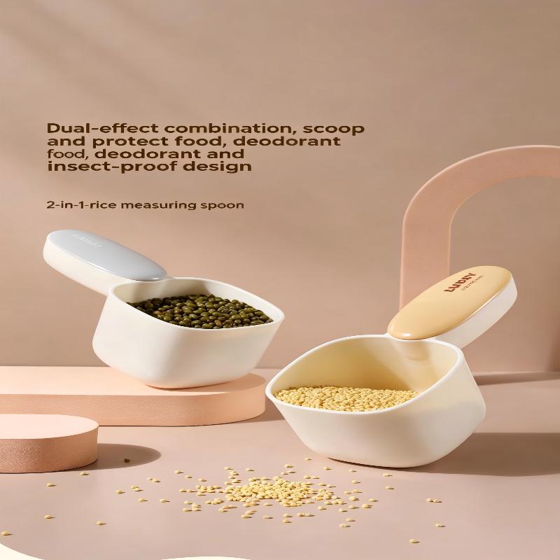 Rice Measuring Spoon Food Grade Pp Rice Scoop Multi-function Rice Scoop With Measuring Scale Accurate For Noodles For Scooping