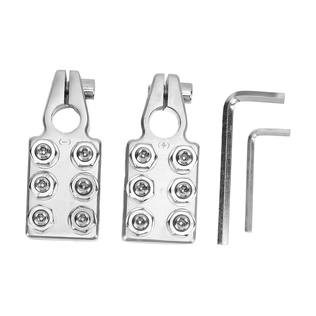 2 Stück 12-fach Batteriepolklemmen Verteilerblock Sammelschiene 8AWG bis 4/0(XL) AWG für SAE DIN EN Konischer Pol