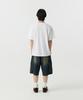 STENDS [M~4Xl] Cargo Pocket Bermuda Denim Pants_Vintage Blue