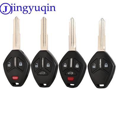 Jingyuqin Remote Car Key Case Cover For Mitsubishi Lancer Outlander Endeavor Galant MIT8 Blade Key Shell Case 2/3/4 B
