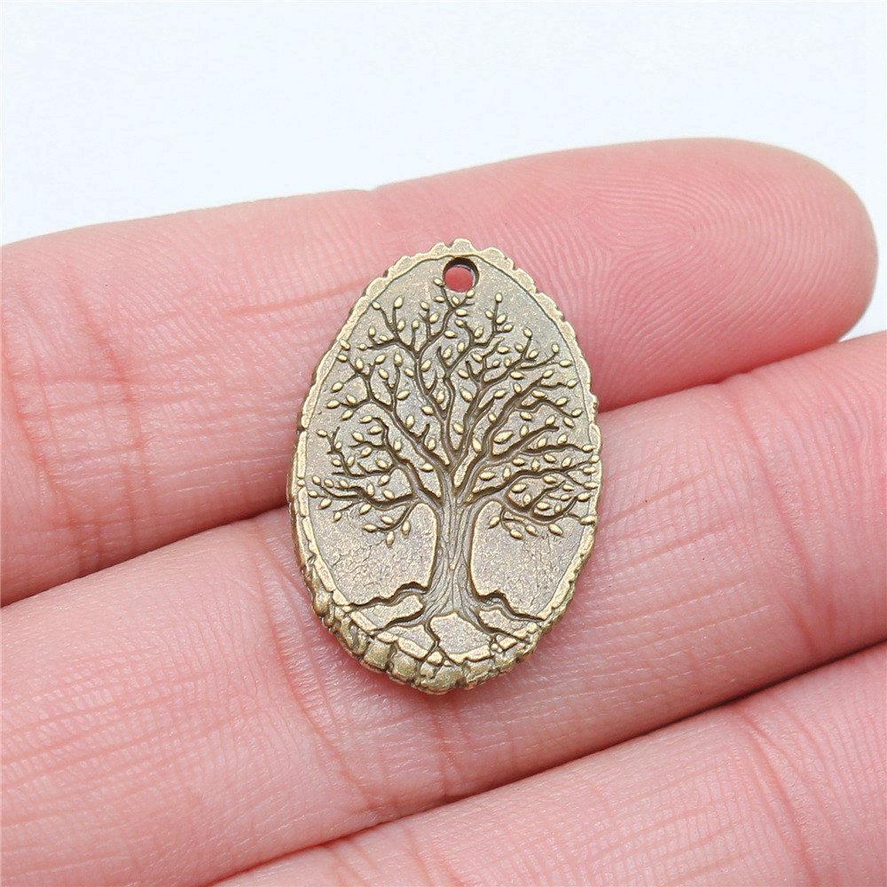 Charms Big Tree Of Life Pendants Wedding Jewelry Findings QC017