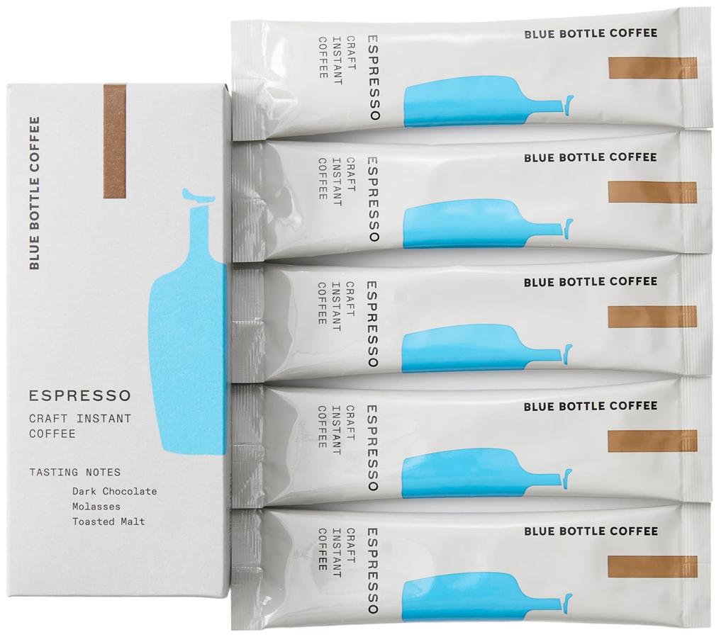 Blue Bottle Coffee Espresso Craft Instant Coffee, 5-Pack