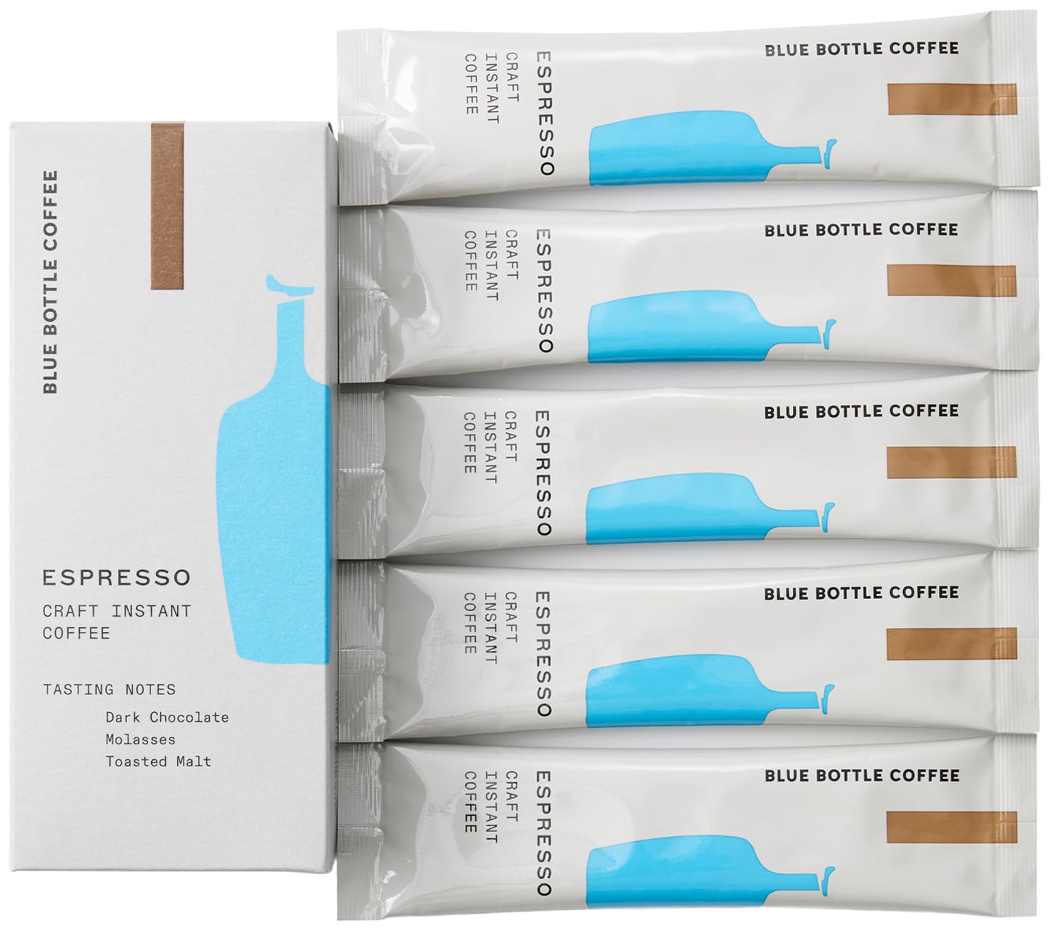 

Blue Bottle Coffee Espresso Craft Instant Coffee, 5-Pack