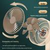 Cassidov 6-Zoll wiederaufladbarer USB-Oszillations-Schreibtischventilator mit langer Akkulaufzeit