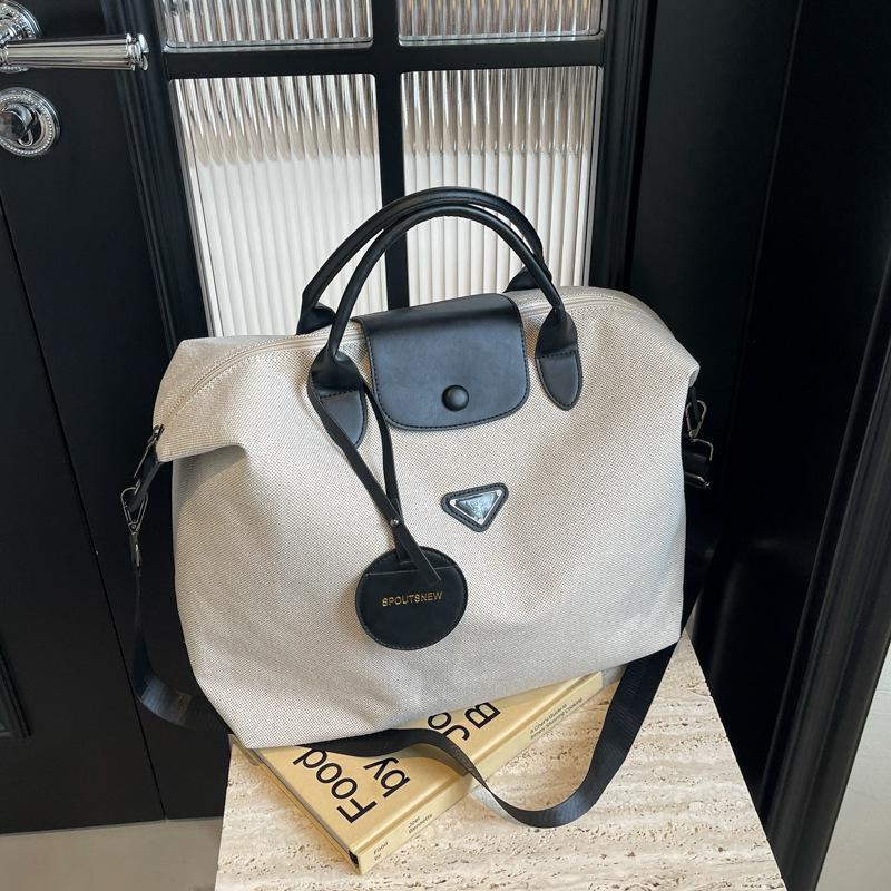 New short-distance travel bag large-capacity bag women's high-end texture lightweight duffel bag travel bag handbag