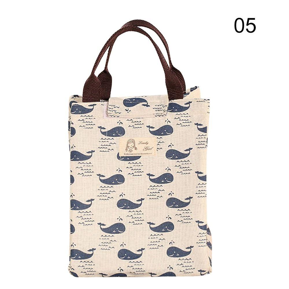 Portable Storage Bag Kid Student Picnic Insulated Thermal Bag Lunch Box Breakfast Organizer Cooler Lunch Bag