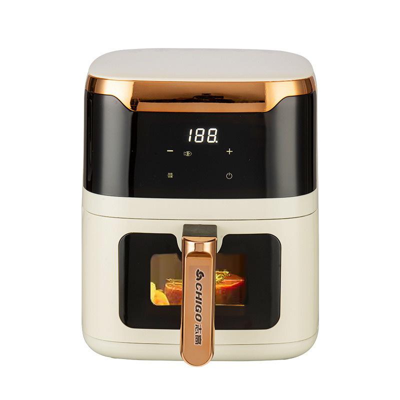 Air Fryer household visual intelligent timing temperature control automatic large-capacity power-off integrated electric fryer