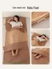 Haorunqi Cotton Gauze Sleeping Bag for Adults - Dual-Use, Portable, Ideal for Summer, Work, Travel, Camping.
