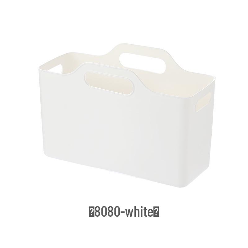 Rectangular Bathroom & Dormitory Soft-Handle Storage Basket for Small Items
