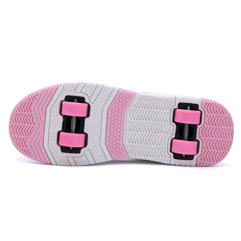 Pantofi cu rotile pentru adulți, pantofi cu rotile pentru școlărițe, pantofi cu scripete, pantofi detașabili pentru copii cu rotile