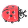 2PCS Kids Toothbrush Holder Wall Mounted Cute Ladybug Toothbrush Storage Organizer with Suction Cup
