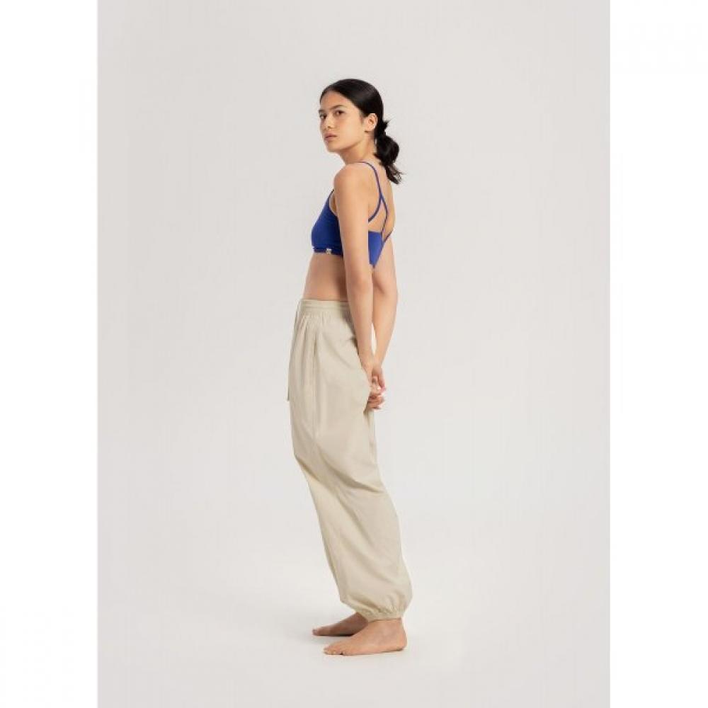 Budhi Mudra Diagonal Jogger Pants  Bone White  B61003apl44 V08 
