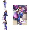 Overwatch D.va Cosplay Kostüm Overall Für Damen Premium-Polyester-Material Für Komfort Und Haltbarkeit
