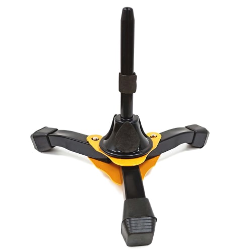 Morisho Flute, Clarinet, Oboe Instrument Stand with Non-Slip Pad, Foldable, Compact, Stable, Three-Leg Fixed Stand, Yellow