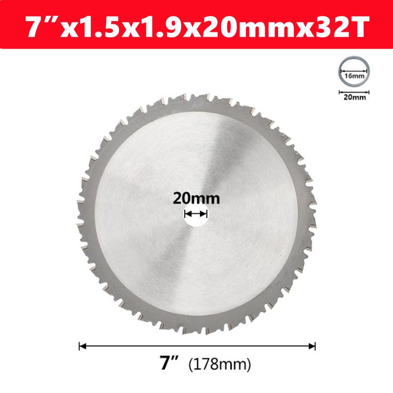 1pcs Metal Cutting Blade 4"/7"/8" 20T 32T 48T Circular Saw Blade For Aluminum Iron Steel Metal Cutting Disc Carbide Saw Blade